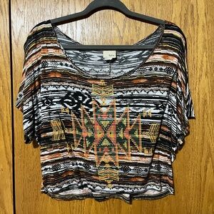 Daytrip Multicolor Geometric Print Blouse